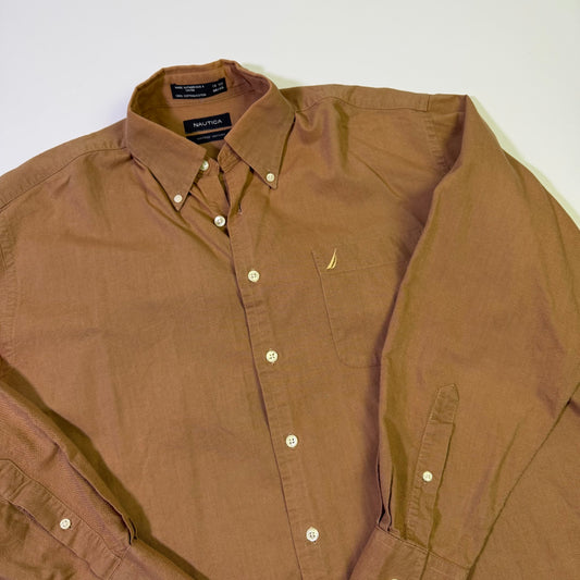 Camisa Nautica Café (L)
