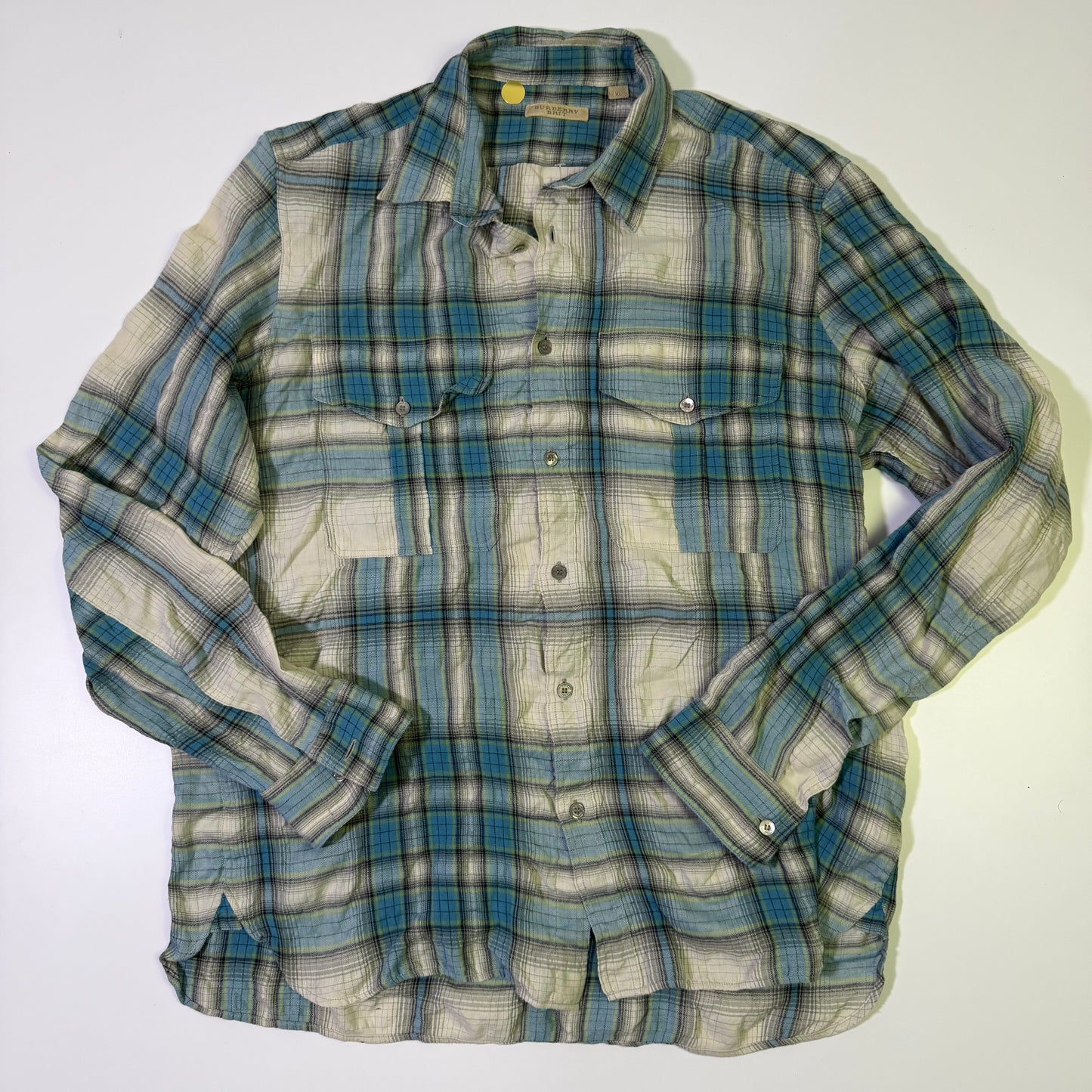 Camisa Burberry Cuadros (XL)