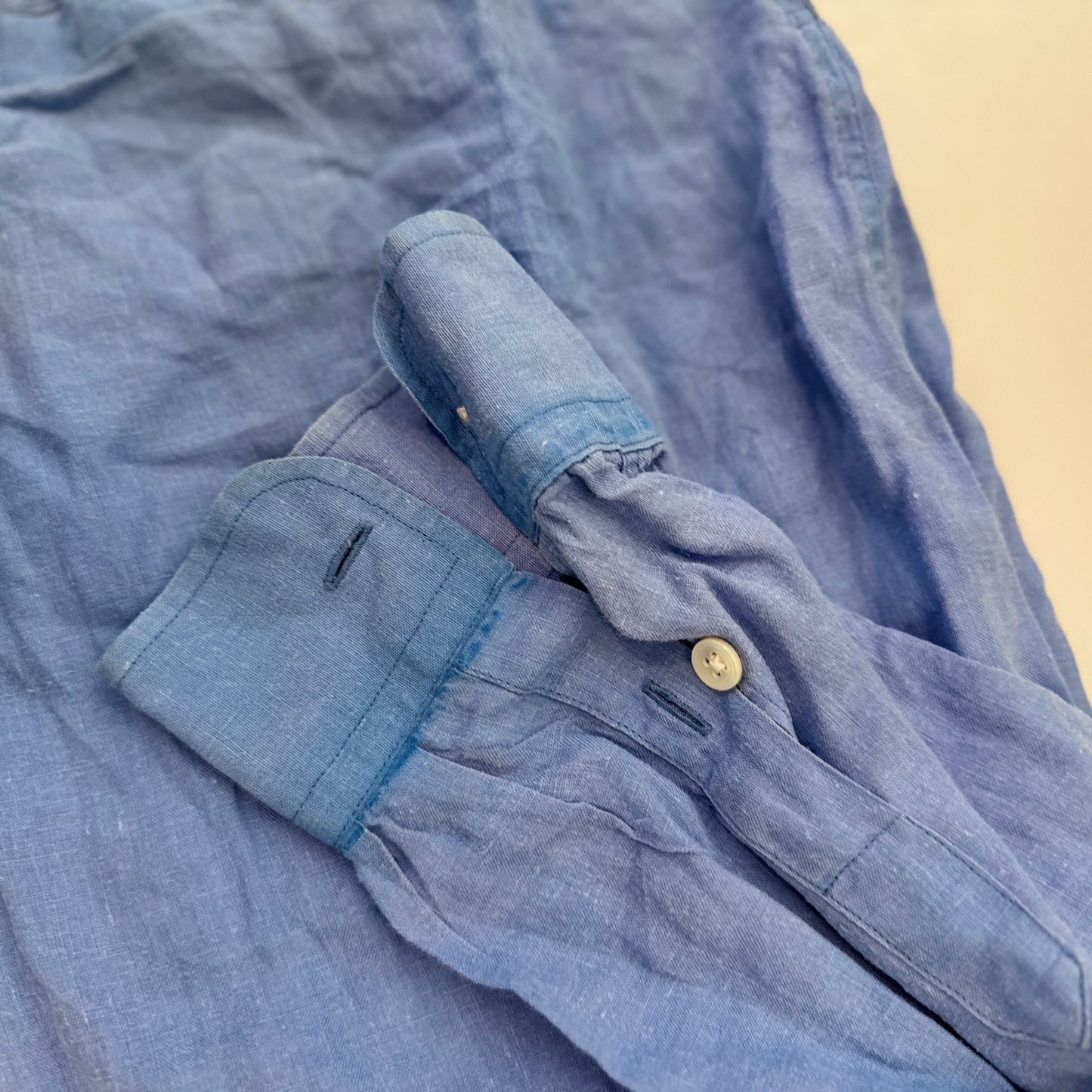 Camisa Ralph Lauren Purple Label De Lino (L)