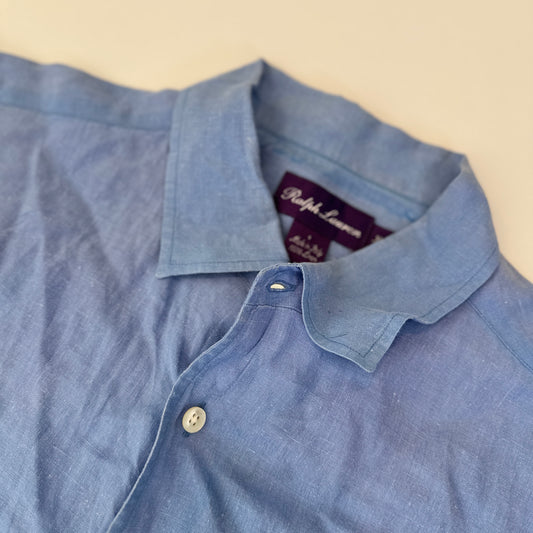 Camisa Ralph Lauren Purple Label De Lino (L)