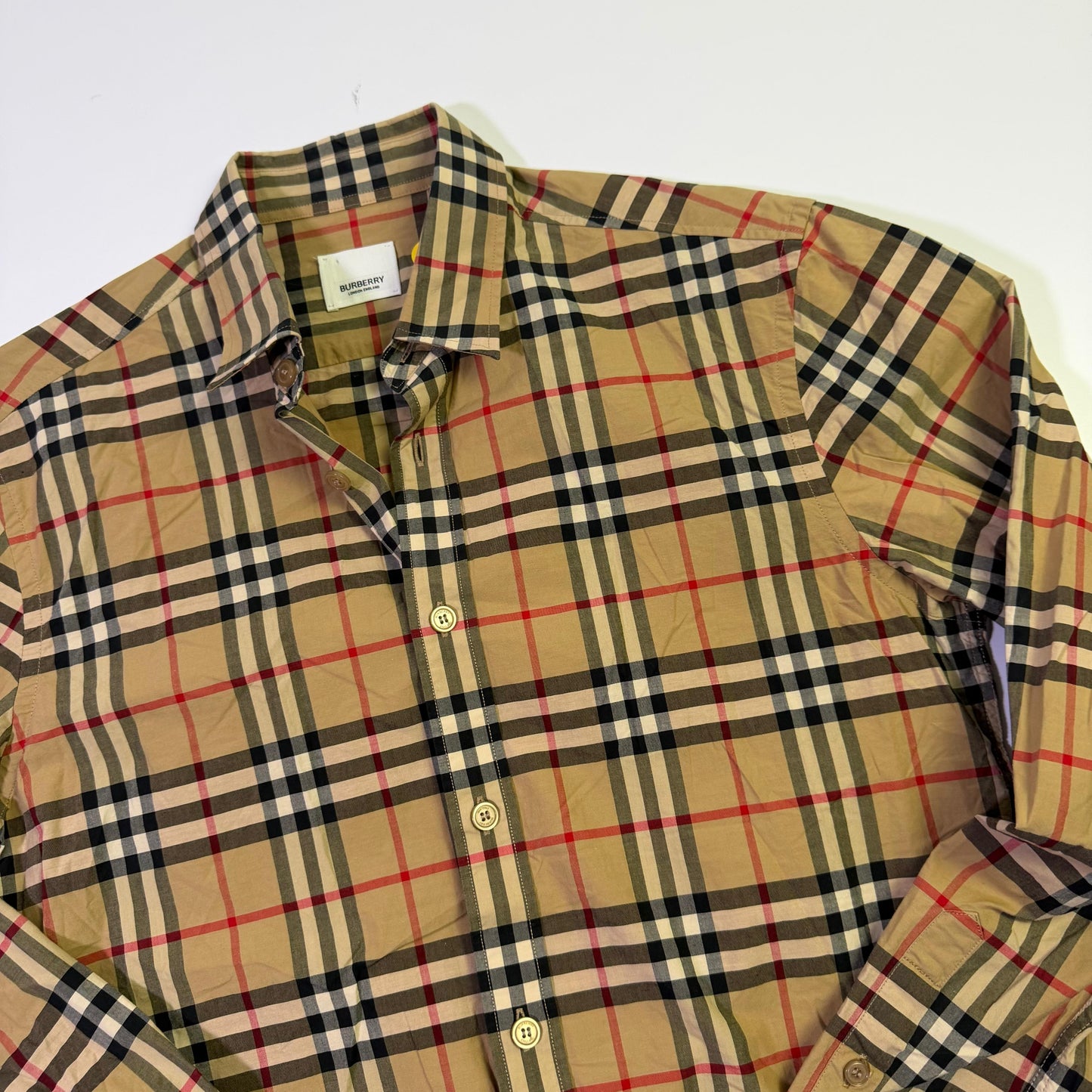 Camisa Burberry Monograma (L)