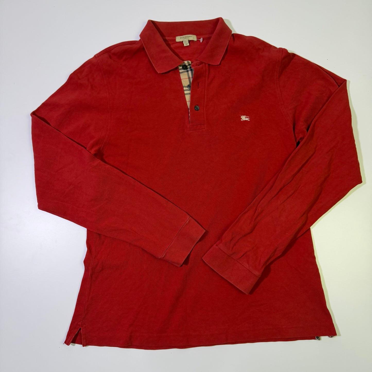 Polo Burberry Roja (XL)