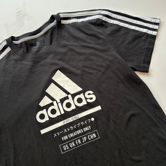 Playera Adidas Negra (M)