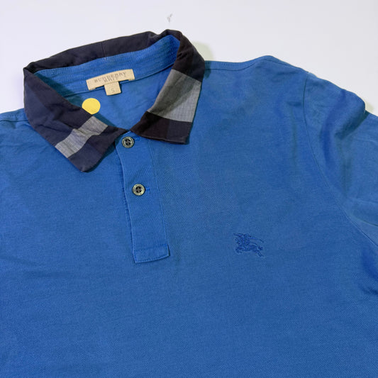 Polo Burberry Azul Vintage (S)