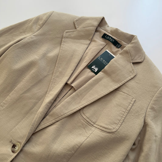 Blazer Ralph Lauren Beige (S - MUJER)
