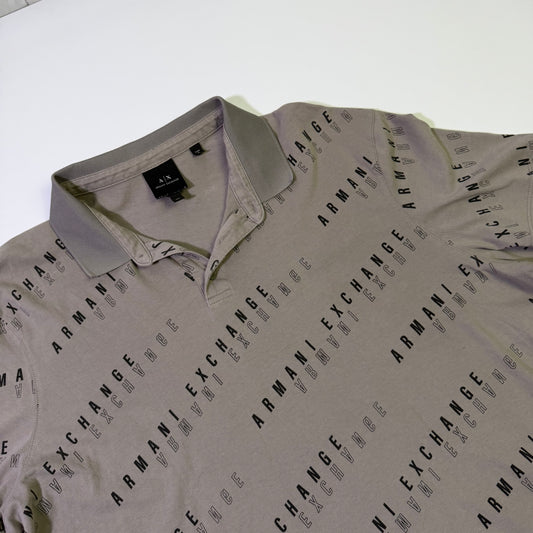 Polo Armani Exchange Gris (XXL)
