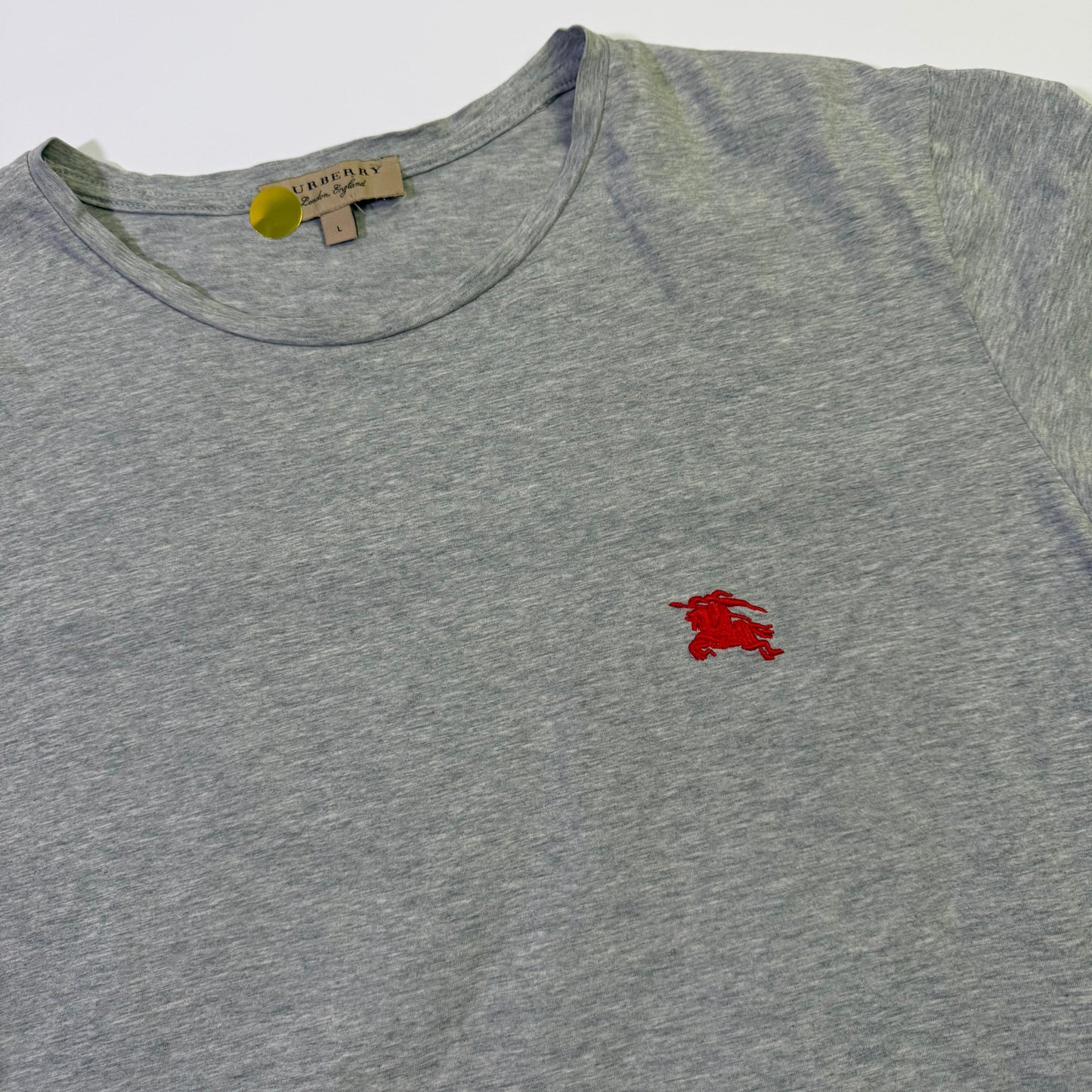 Playera Burberry Gris (L)