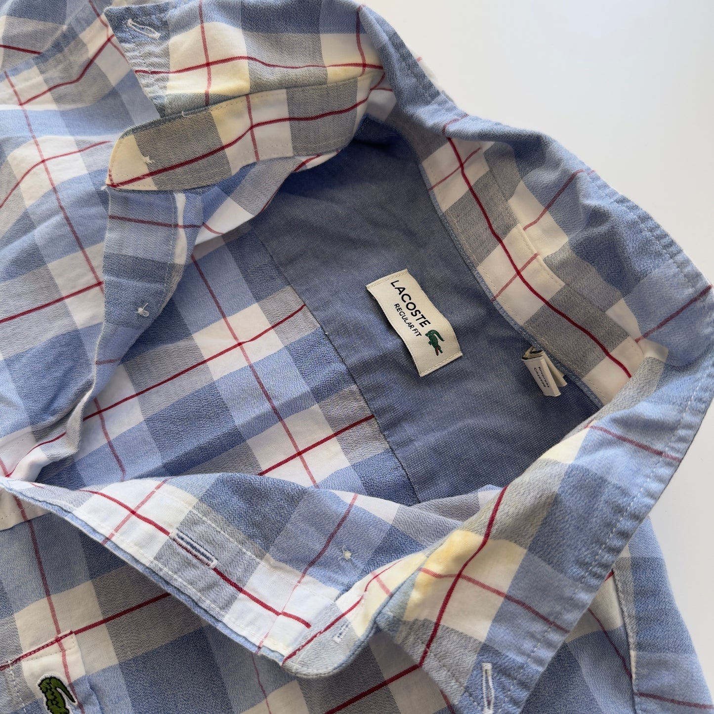 Camisa Lacoste Cuadros (M)