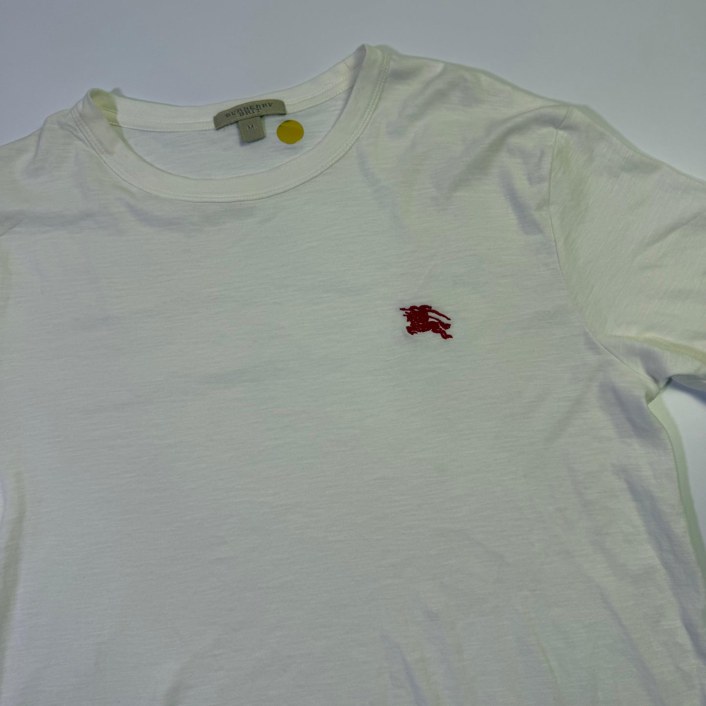Playera Burberry Blanca (M)