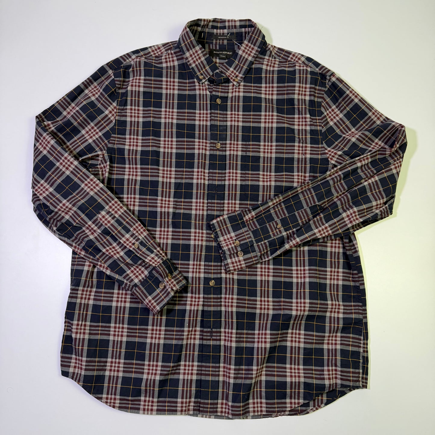 Camisa Banana Republic Cuadros (XL)