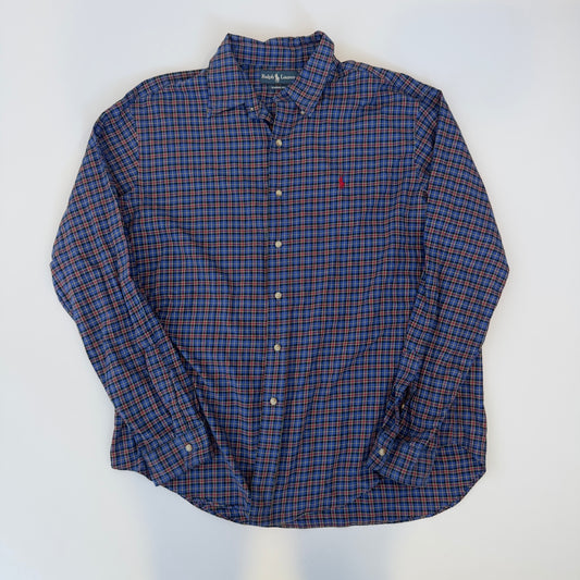 Camisa Ralph Lauren Cuadros Azules (XL)