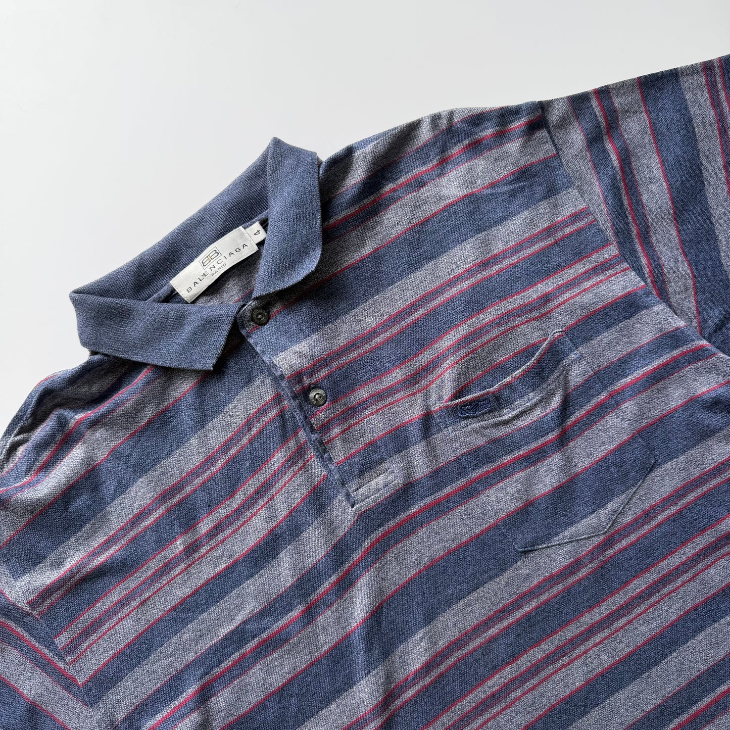 Polo Balenciaga Vintage Rayas (S)