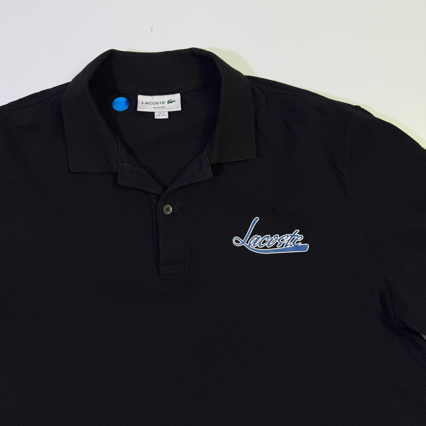 Polo Lacoste Negra (XXL)