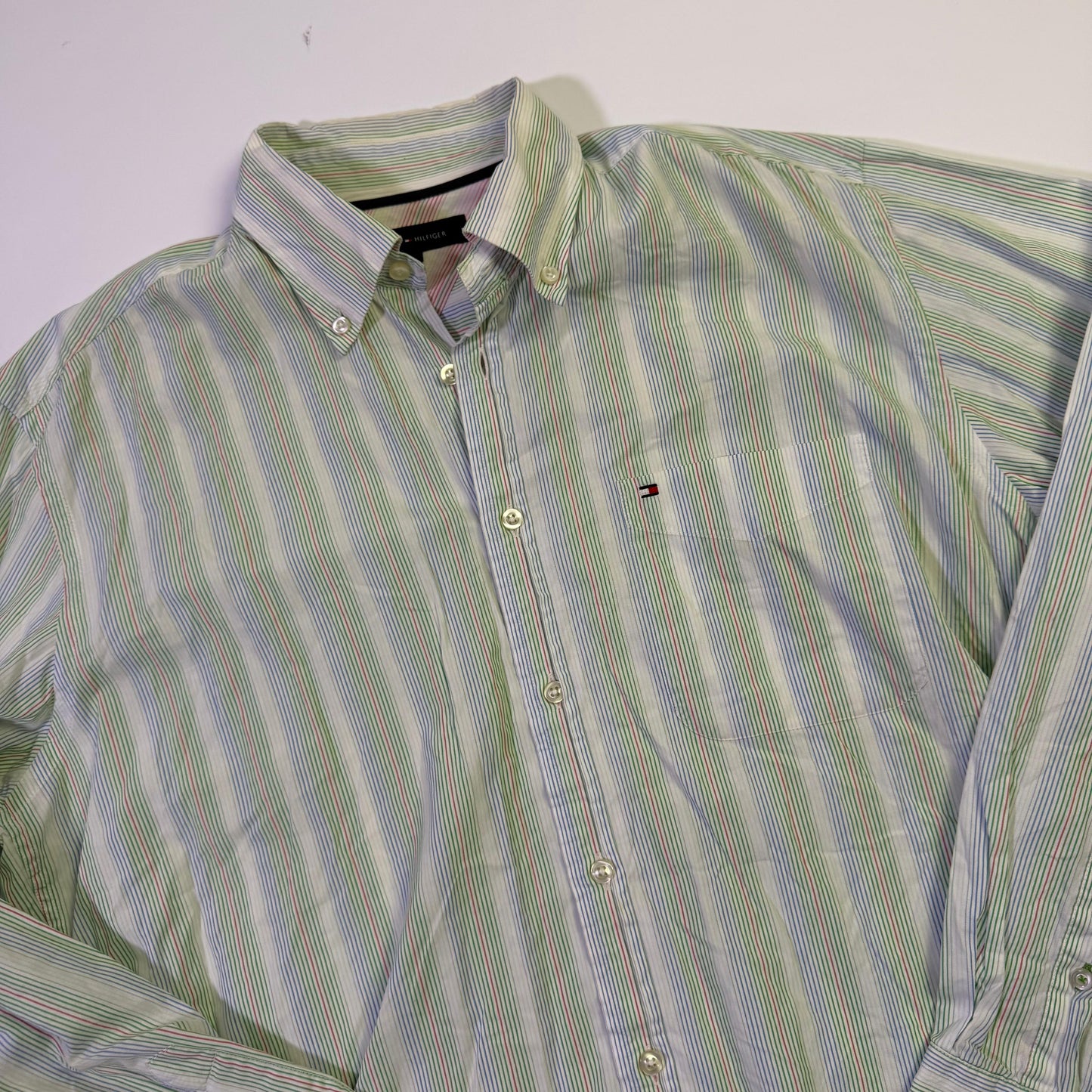 Camisa Tommy Hilfiger Rayas (L)