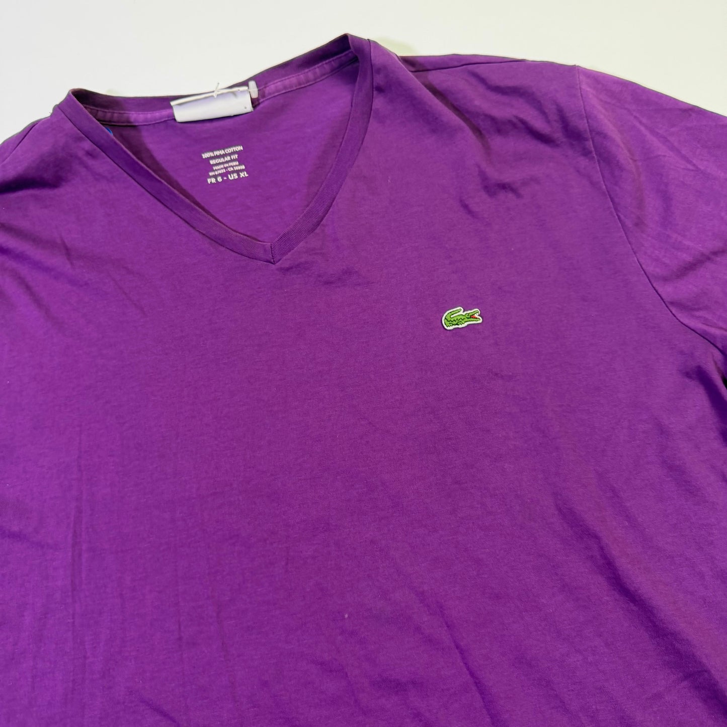 Playera Lacoste Morada (XL)
