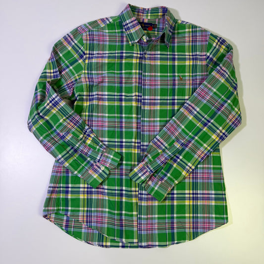 Camisa Ralph Lauren Cuadros Verde (XL)