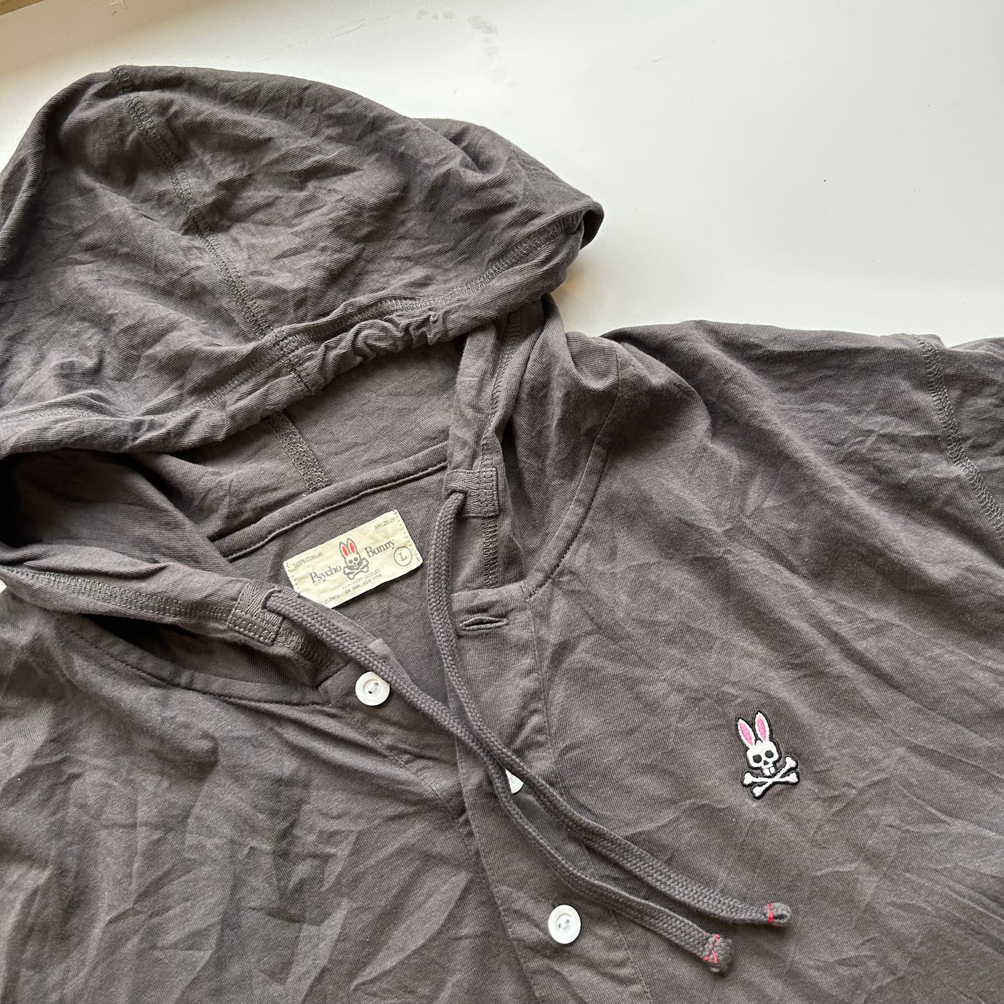 Sudadera Psycho Bunny Gris (L)