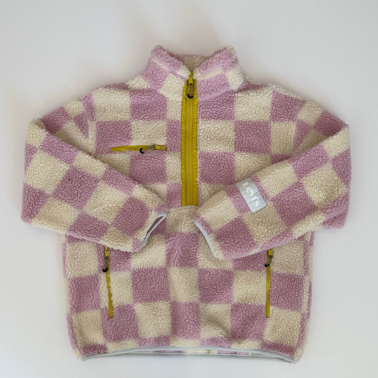 Sueter Afelpado Levis Rosa (S-Mujer)