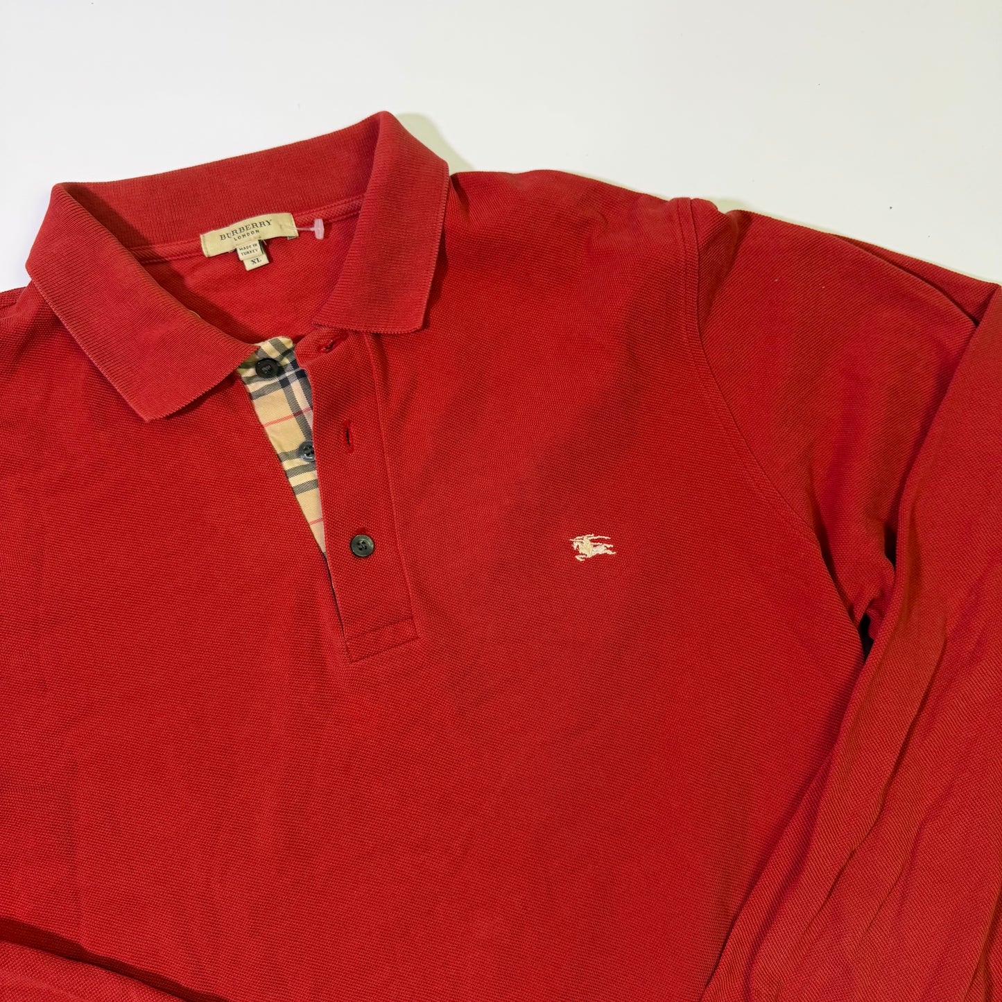 Polo Burberry Roja (XL)