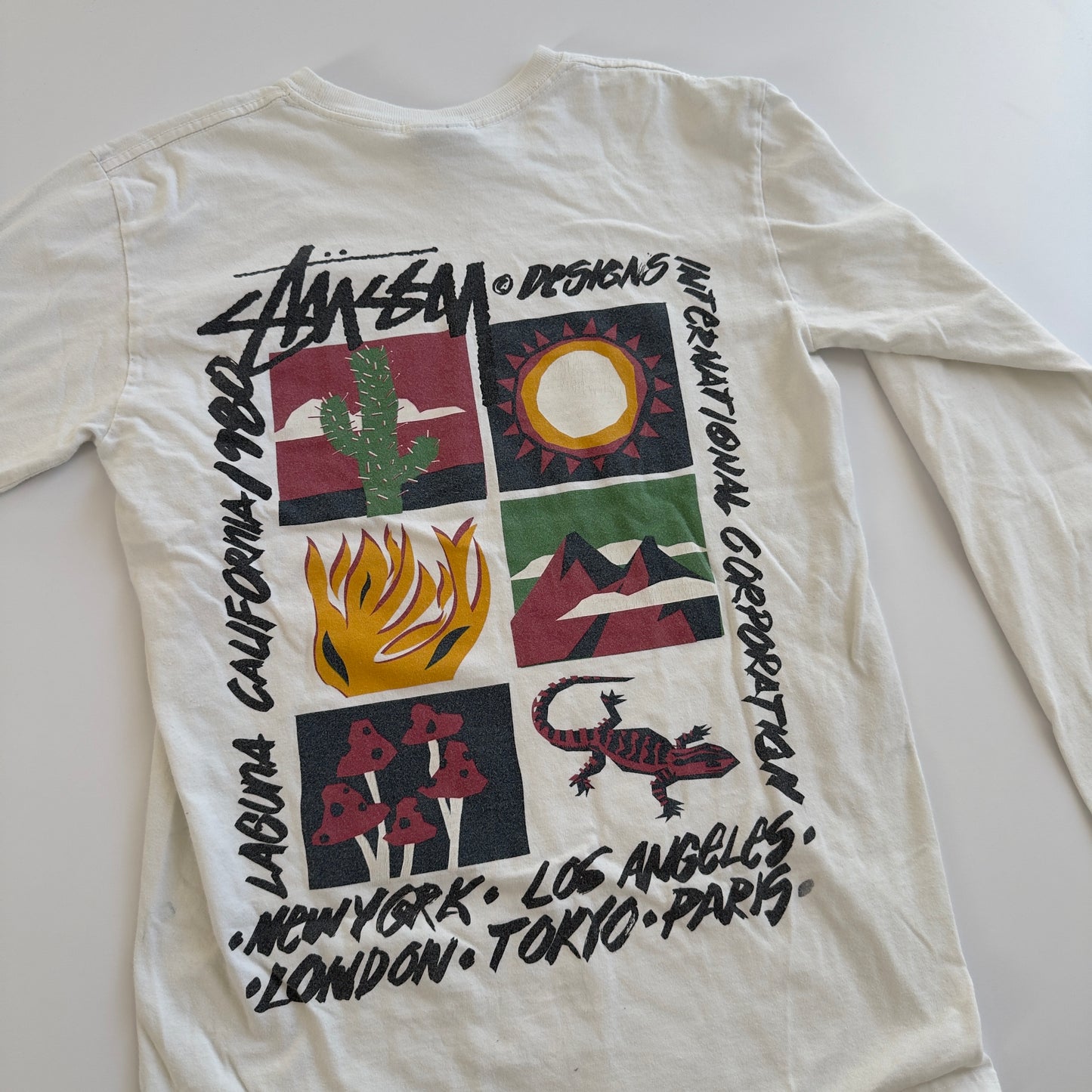 Playera Stussy Blanca (S)