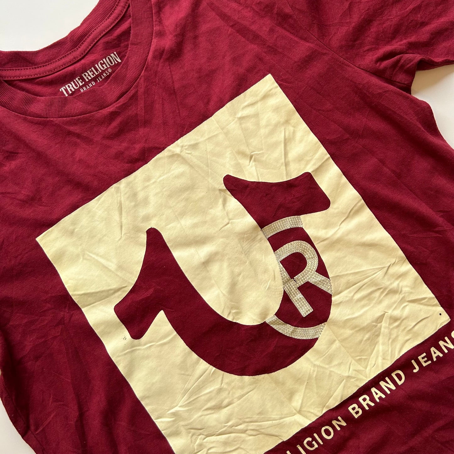 Playera True Religion Vino (XS)