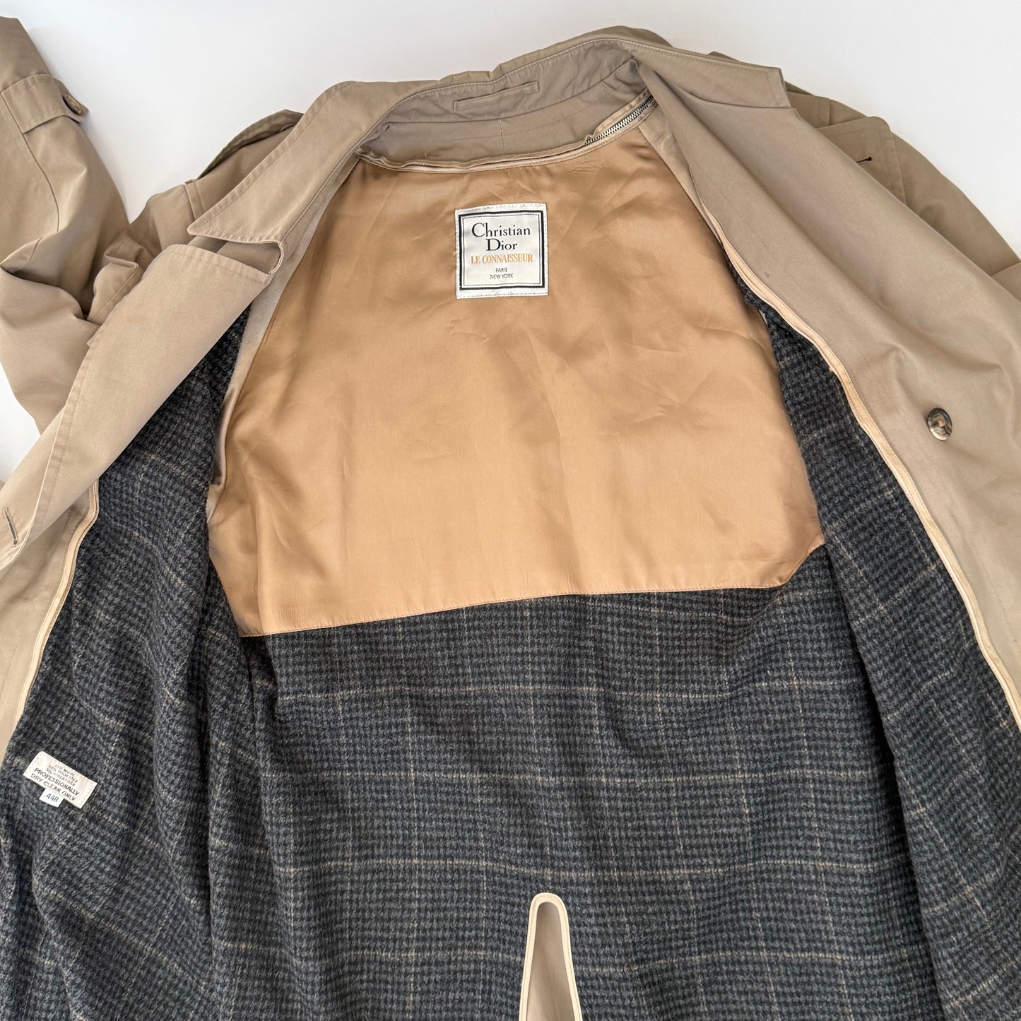 Gabardina Christian Dior Vintage (XL)