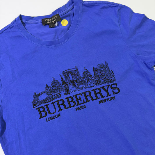 Playera Burberry Azul (M)