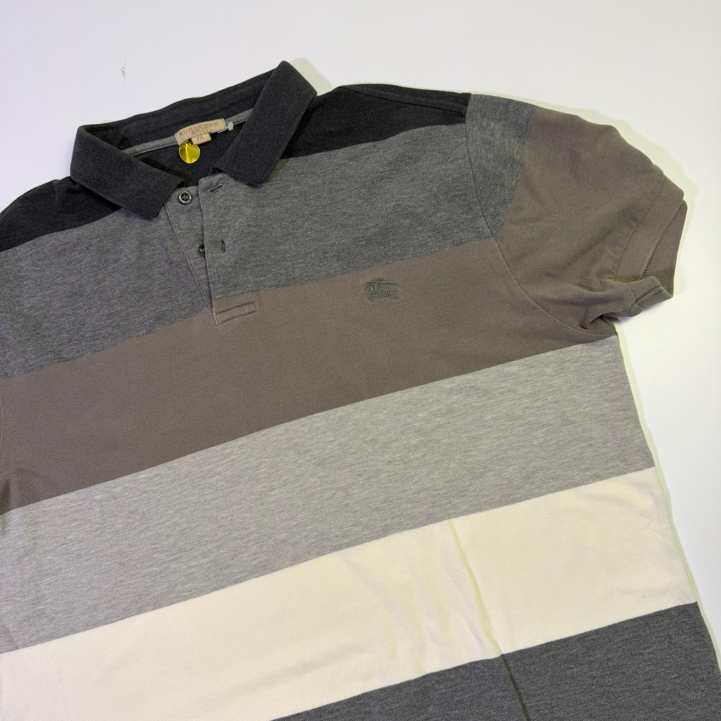 Polo Burberry Gris (XXL)