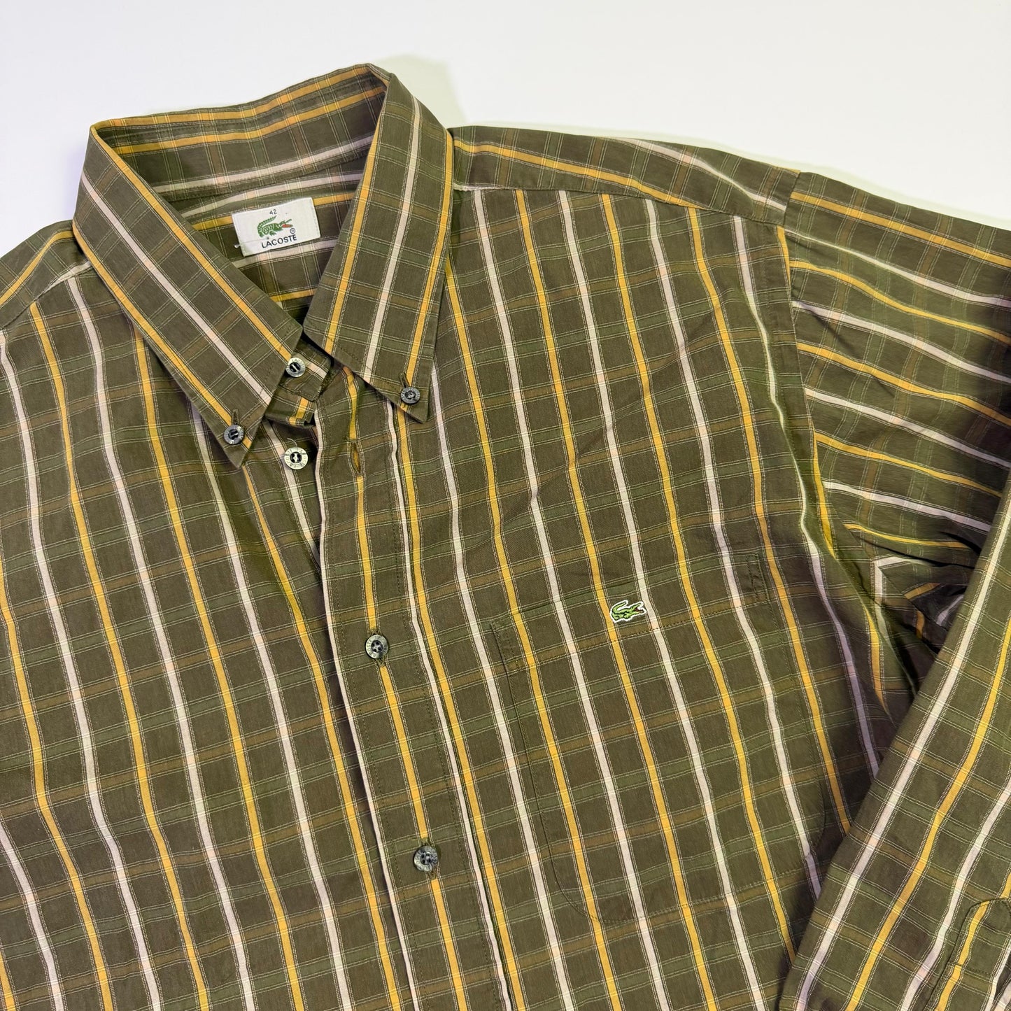 Camisa Lacoste Cuadros (L)