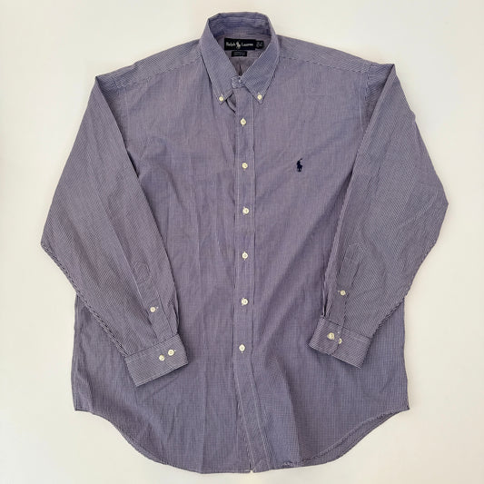 Camisa Ralph Lauren Cuadros Morado (XL)