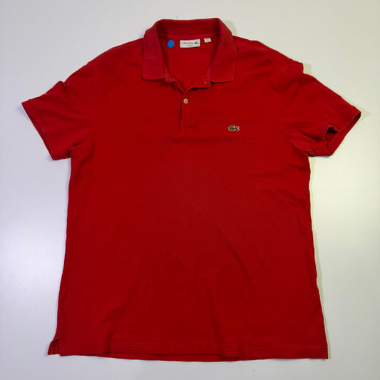 Polo Lacoste Roja (XL)