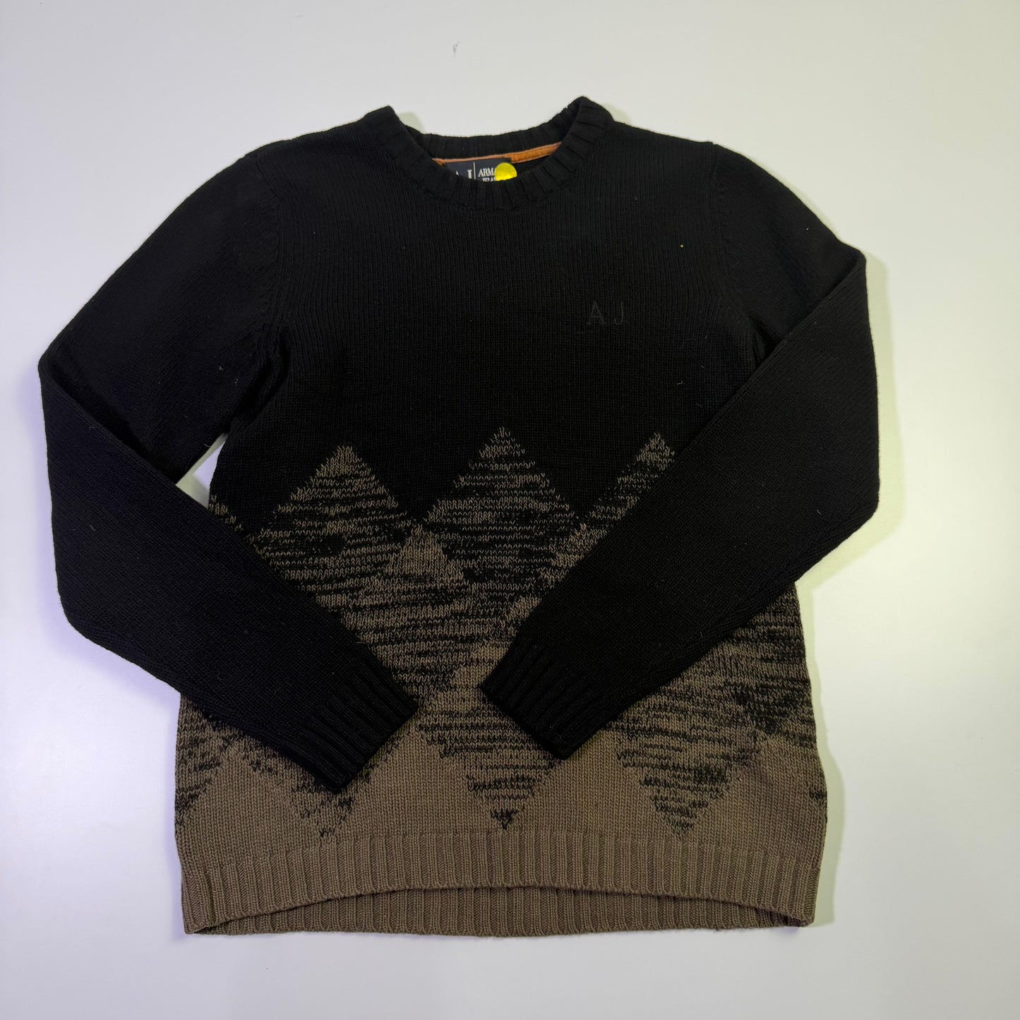 Sueter Armani Jeans Negra (S)