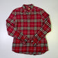 Camisa Burberry Vintage  Monograma Rojo  (M)