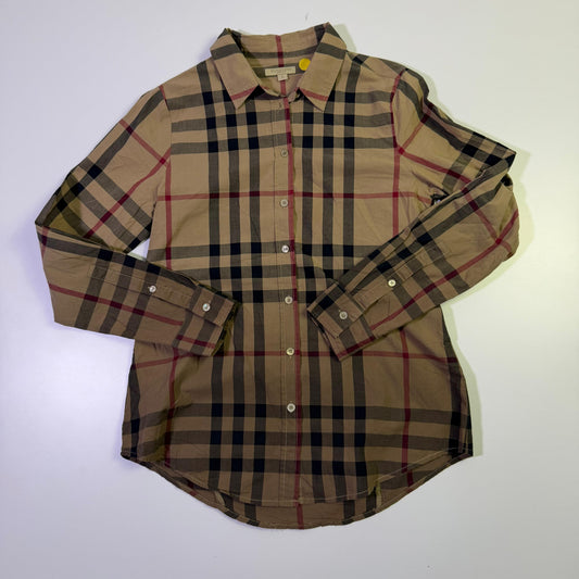 Camisa Burberry Monograma Cafe (L)