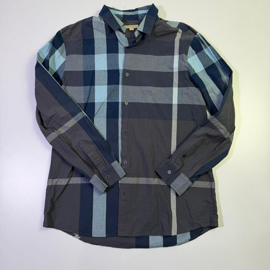 Camisa Burberry Azul Cuadros (XXL)