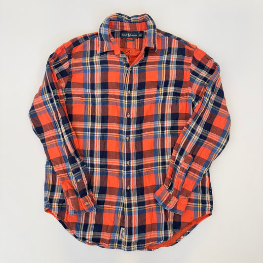 Camisa Ralph Lauren Naranja Cuadros (L)