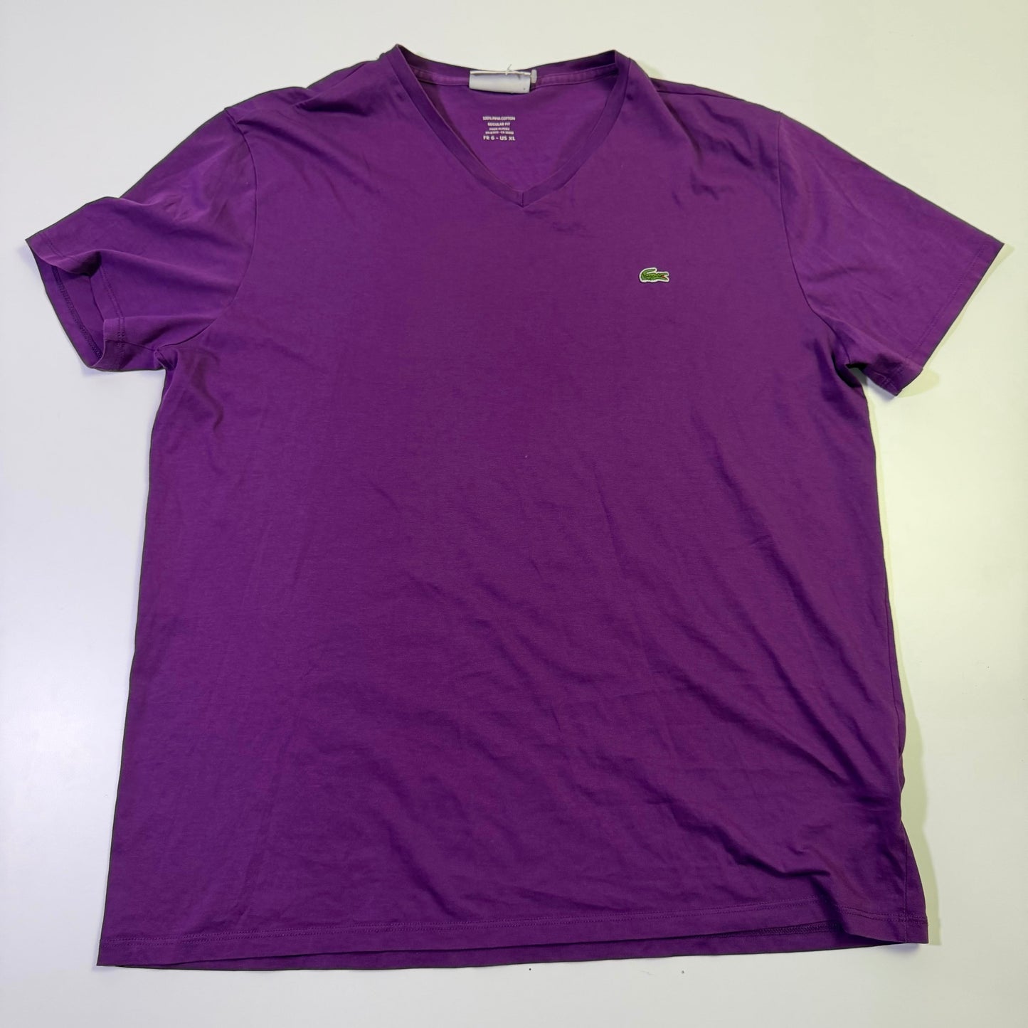 Playera Lacoste Morada (XL)