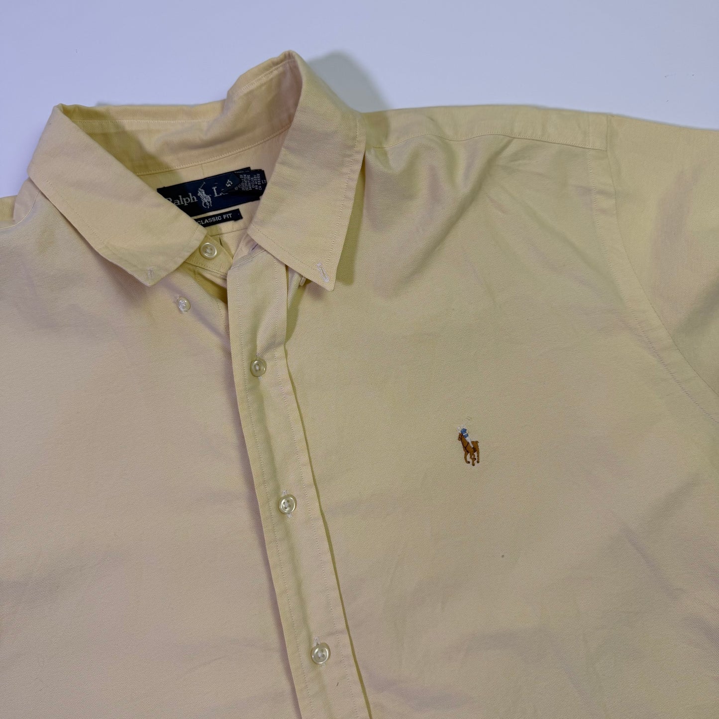 Camisa Ralph Lauren Amarilla (XXL)