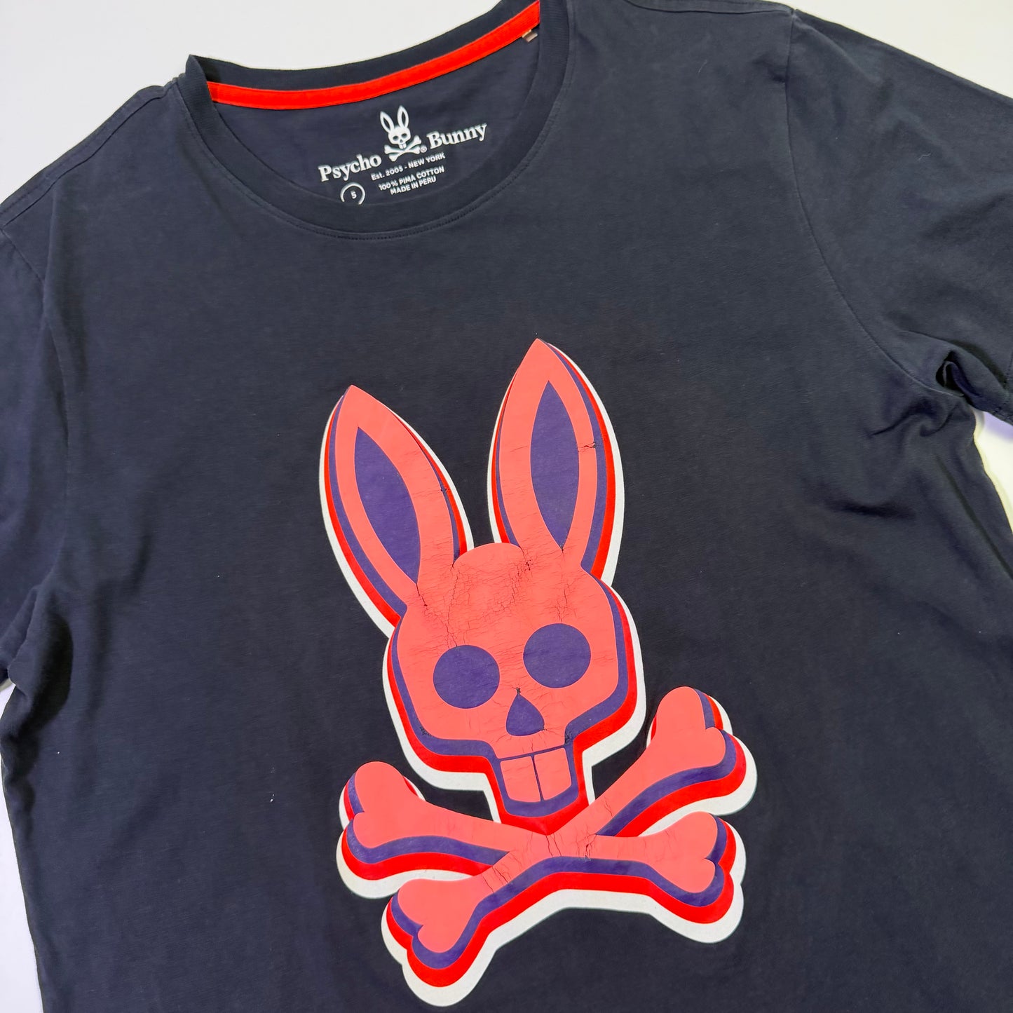 Playera Psycho Bunny Negra  (L)