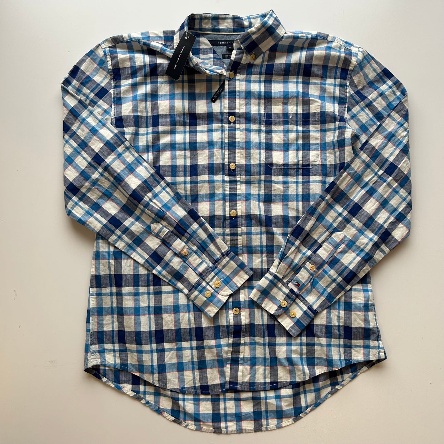 Camisa Tommy Hilfiger Cuadros (XL)