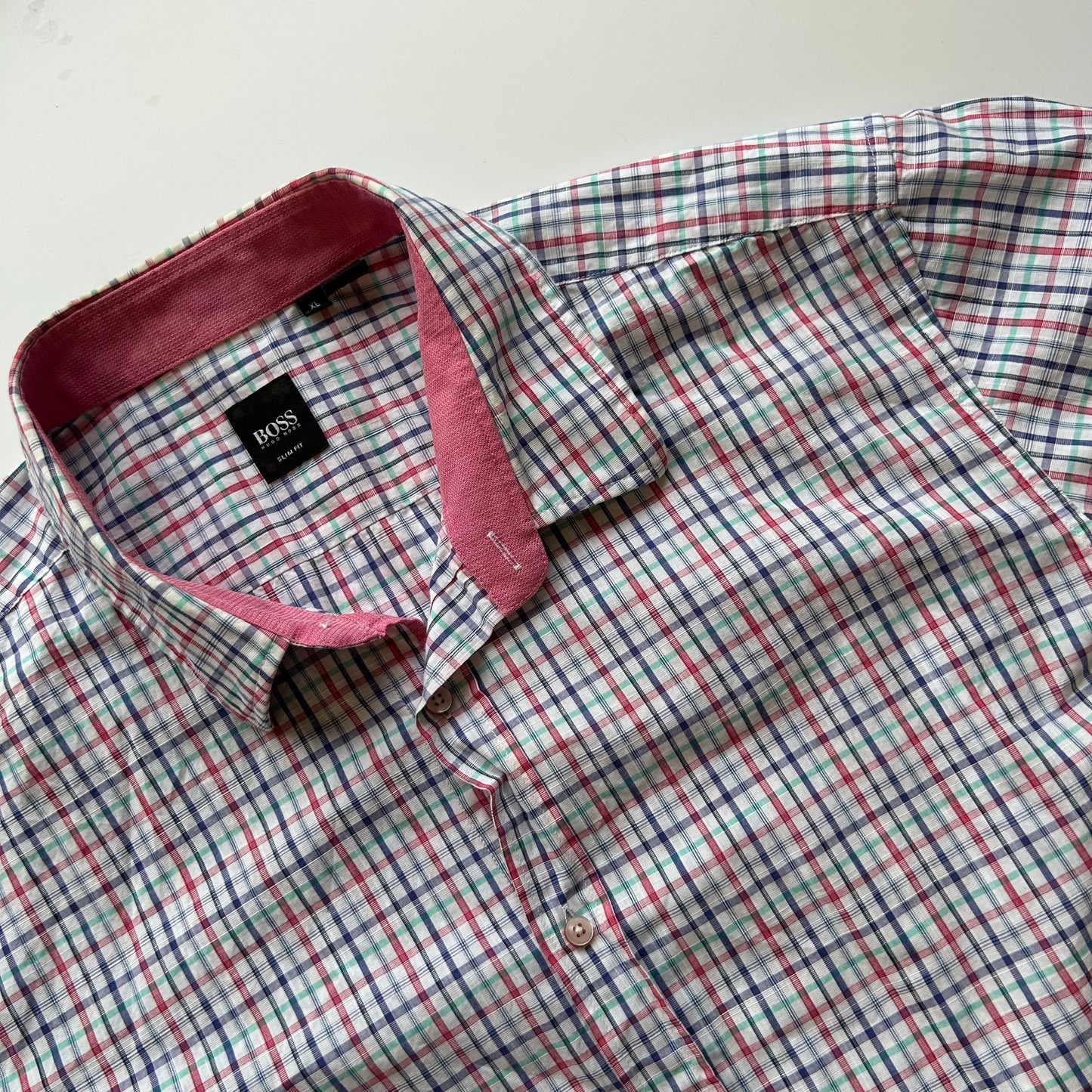 Camisa Hugo Boss De Cuadros (XL)