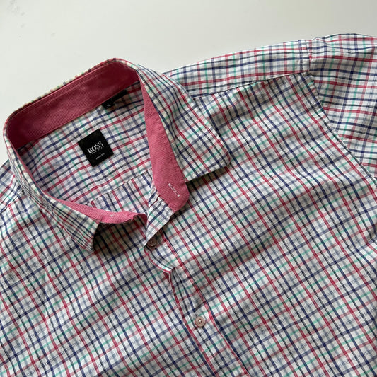 Camisa Hugo Boss De Cuadros (XL)
