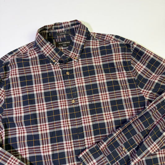 Camisa Banana Republic Cuadros  (XL)