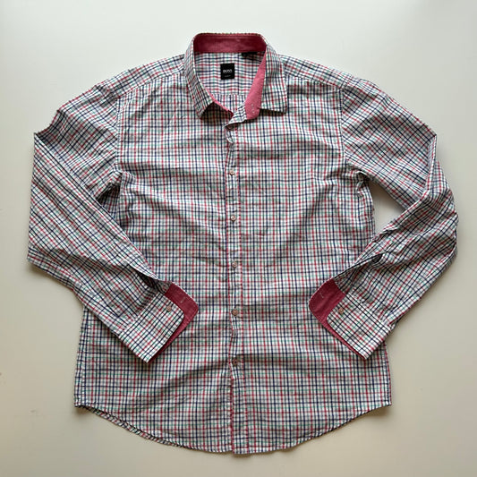 Camisa Hugo Boss De Cuadros (XL)