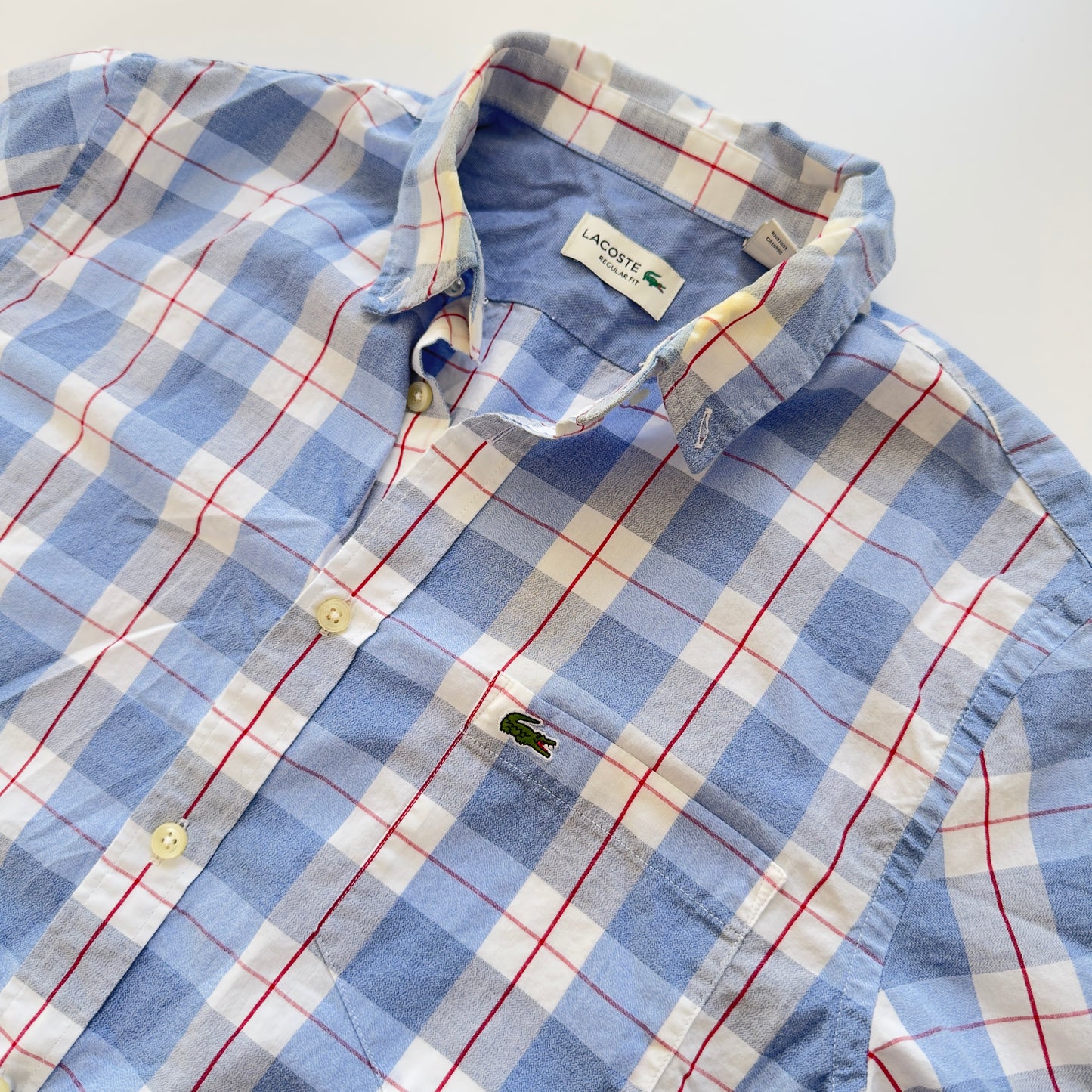 Camisa Lacoste Cuadros (M)