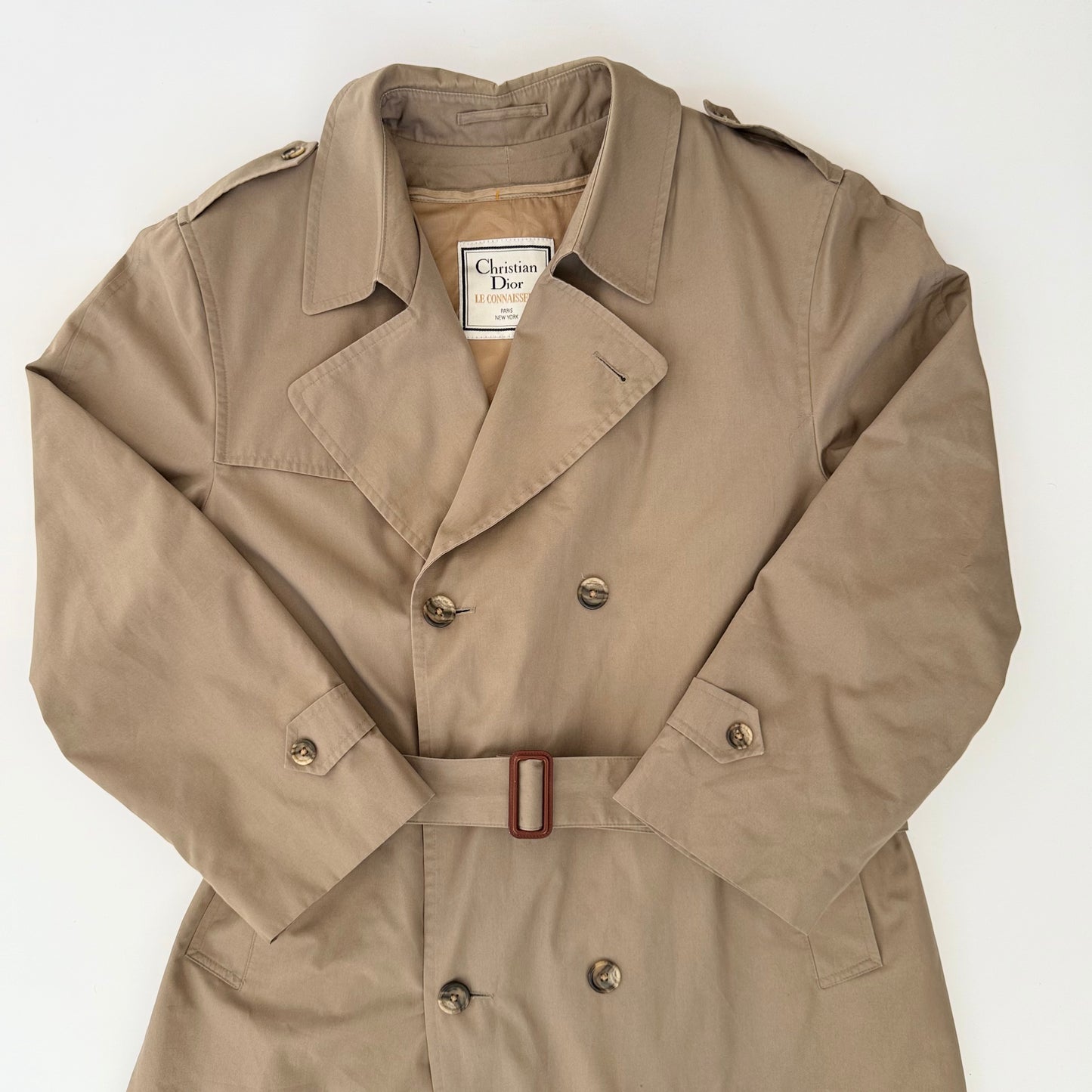 Gabardina Christian Dior Vintage (XL)