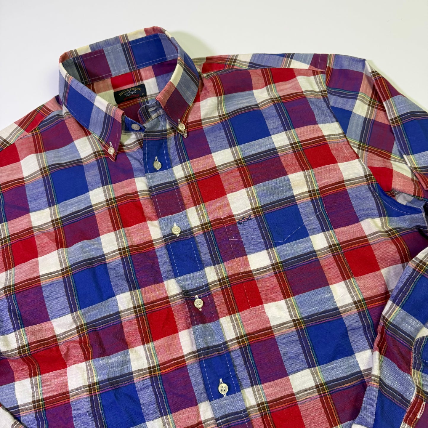 Camisa Paul & Shark Cuadros (XL)
