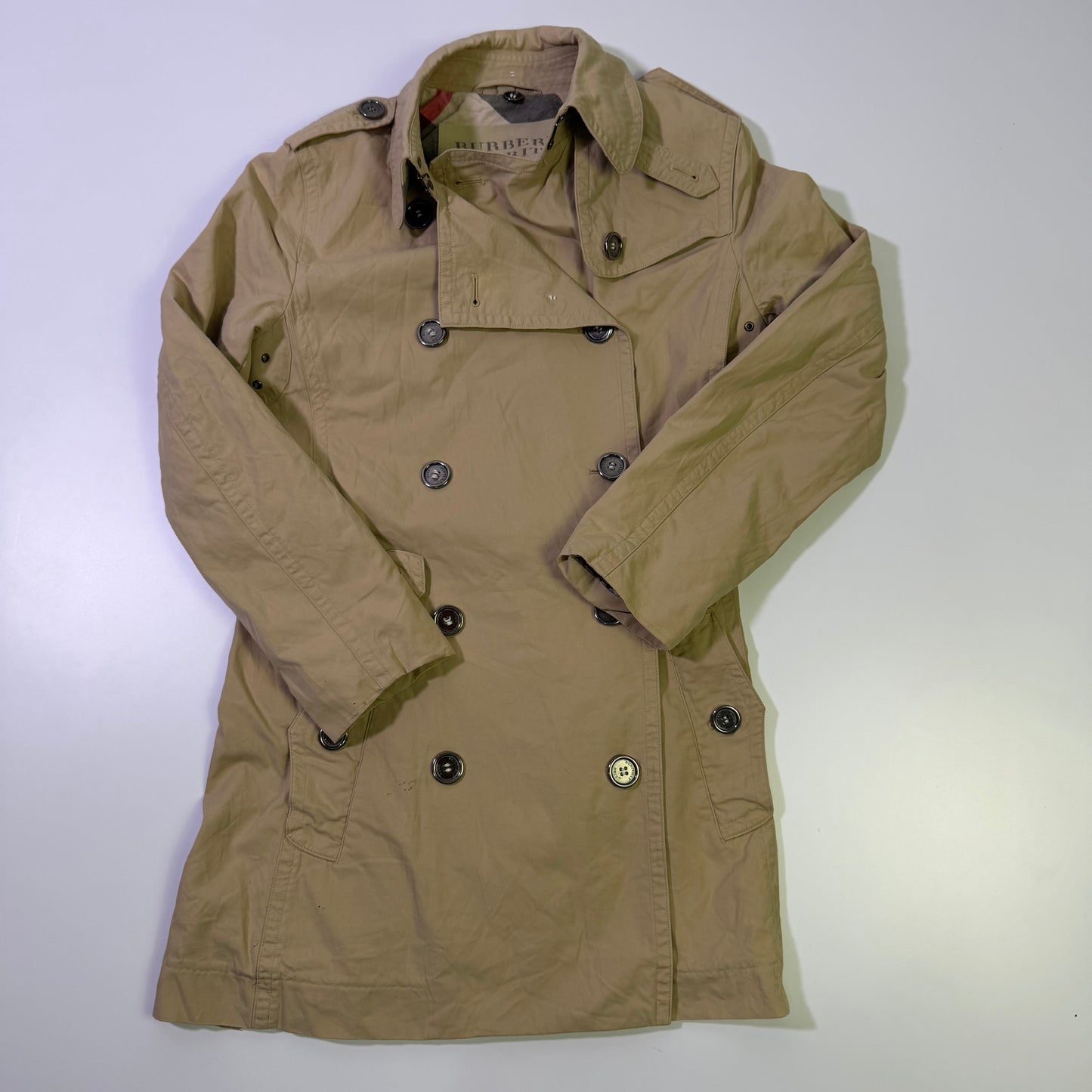 Gabardina Burberry Vintage Cafe  (L)