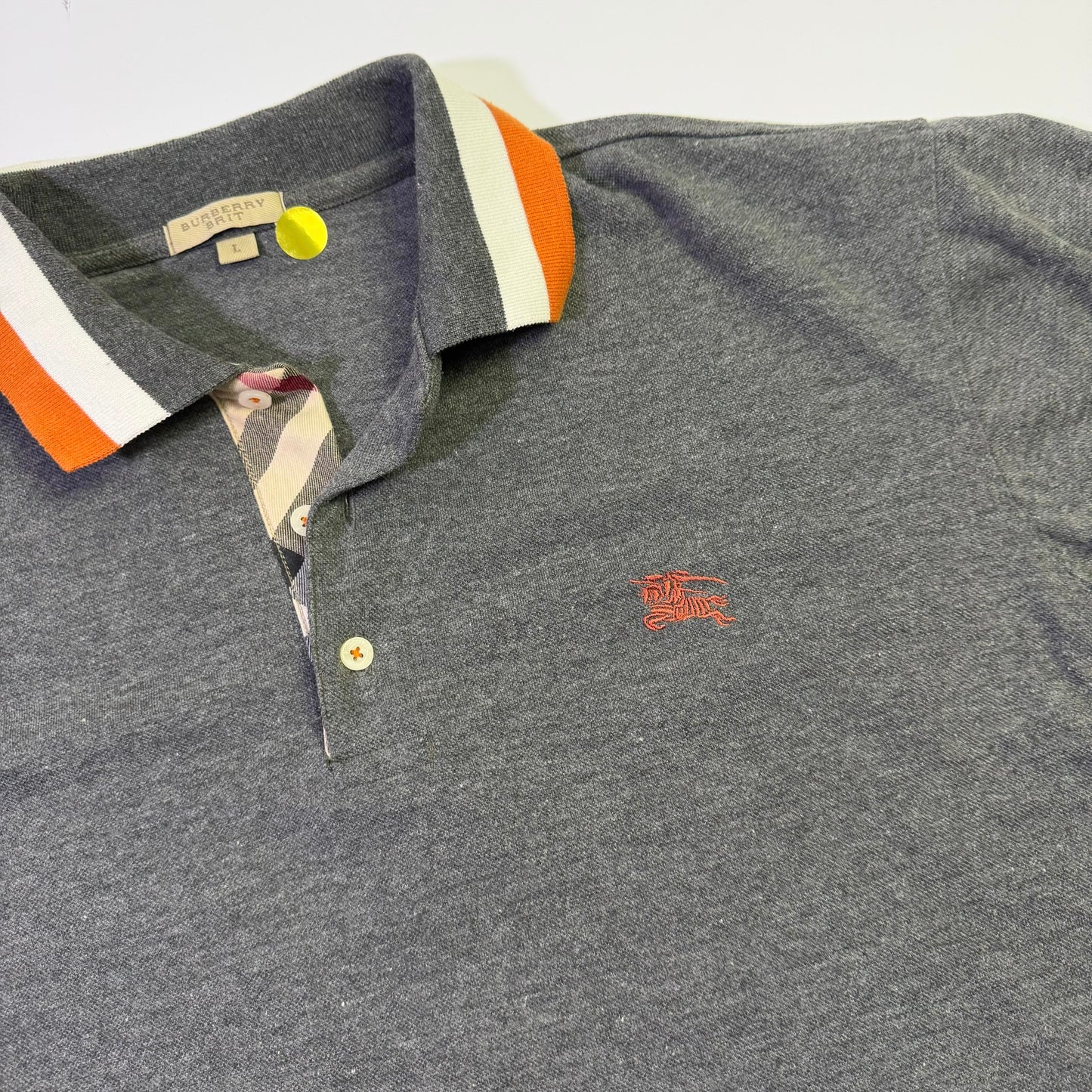 Polo Burberry Gris (L)