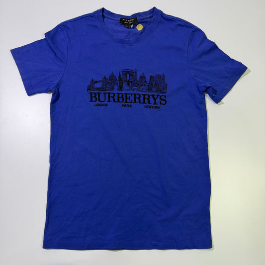 Playera Burberry Azul (M)